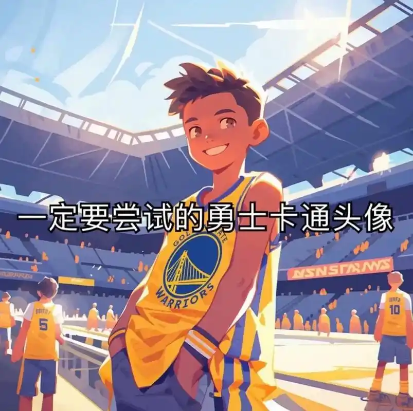 一定要尝试的勇士卡通头像#优质头像 #男生头像 #库里 #欢 - 抖音
