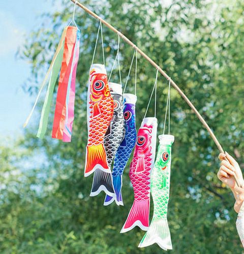 包邮日本鲤鱼旗 日式鱼旗 鲤鱼幡 装饰旗 装饰品礼品