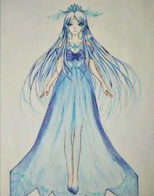 最美的冰公主简笔画冰公主简笔画教程