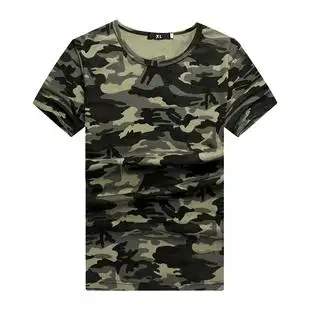 迷彩服短袖t恤