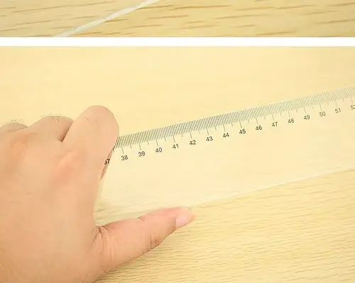 批发 得力6260直尺 60厘米 塑料尺子