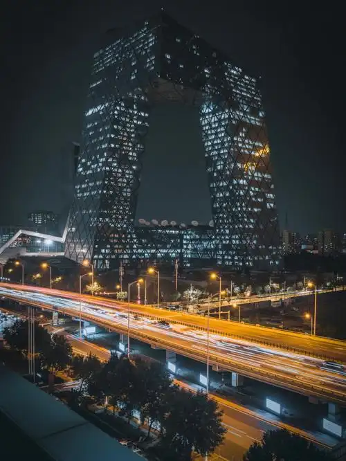 北京cbd的夜晚