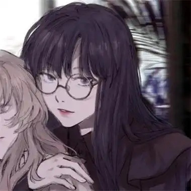 动漫一甜一拽的闺蜜头像图片