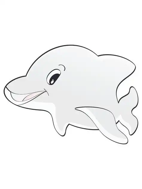 最简单的海豚简笔画 最简单的海豚简笔画卡通_牛求艺网