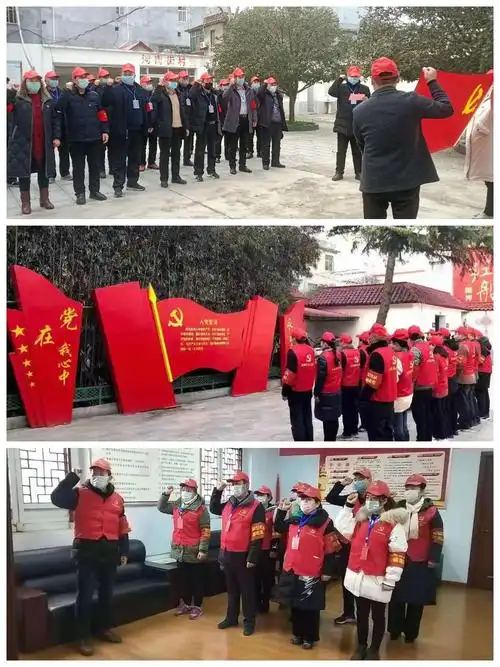 "举党旗战一线,亮党徽当先锋"活动——社旗党员在行动