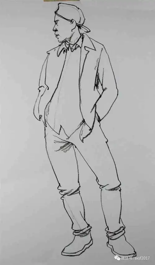 0052期——站姿比例动态示范_速写视频教学_零二七艺考