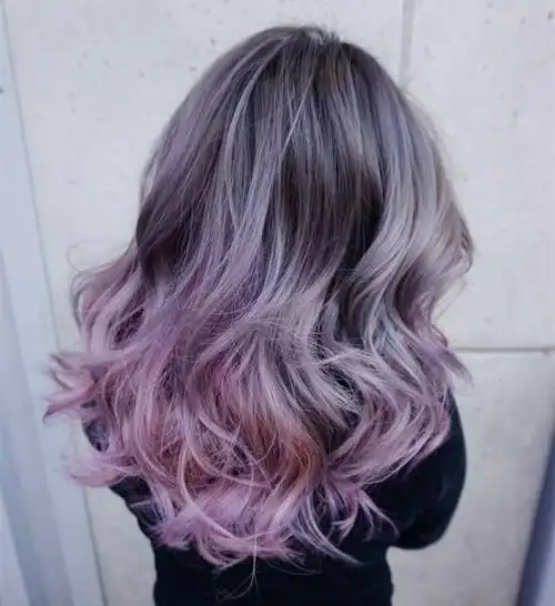 发型欣赏——长发渐变潮色