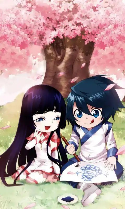 《斗破苍穹》萧炎和熏儿两人爱情手机壁纸高清1080(3)