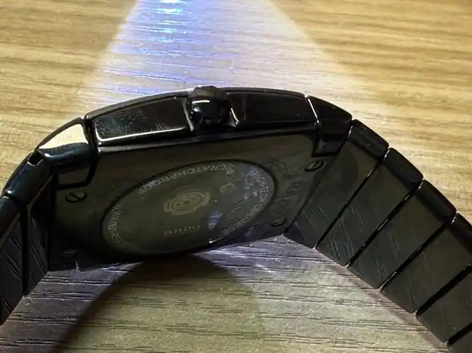 雷达全黑色镂空陶瓷机械表使用评测