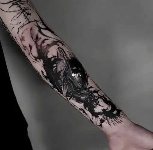 厦门纹身暗黑手臂纹身分享