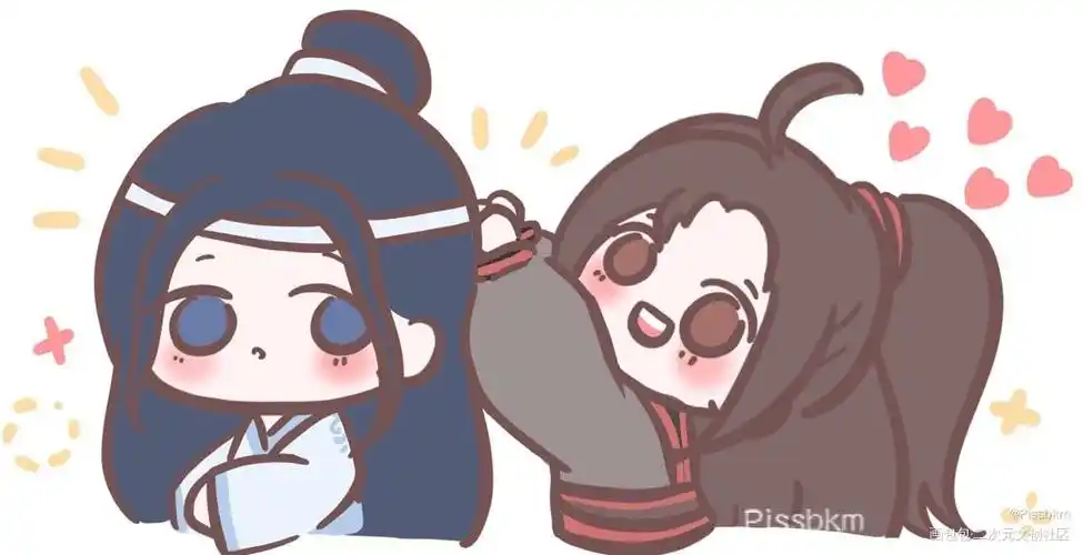 系抹额～_魔道祖师忘羡q版约稿绘画作品