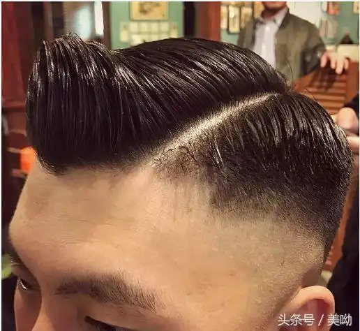 适合亚洲人的三七分复古油头男人味十足