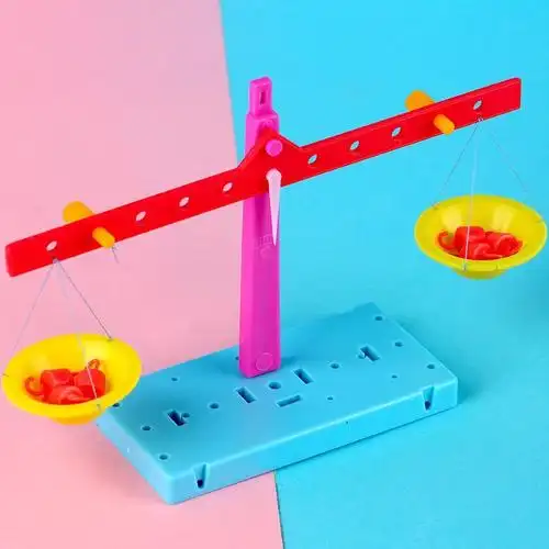 儿童科学小制作幼儿园自制天平小学生科技玩具8岁10岁生日