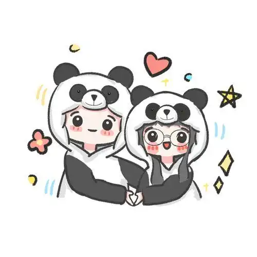 q版手绘头像画师约稿头像闺蜜头像画头像简笔画头像情侣头像