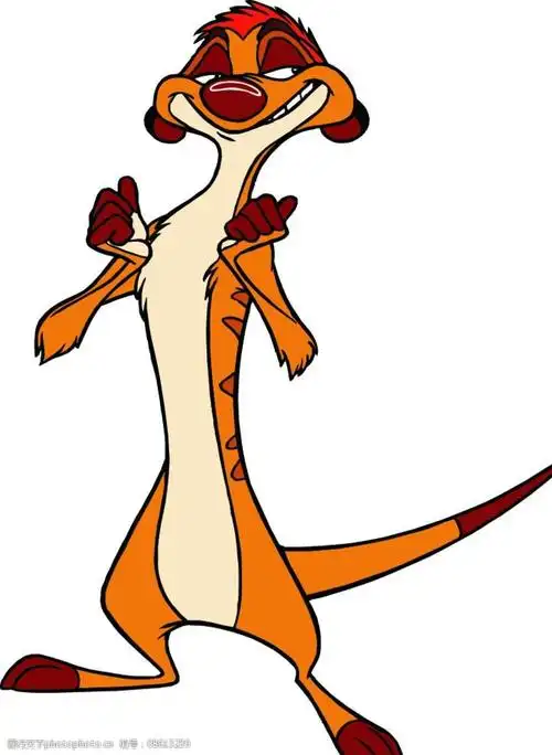 狮子王动画丁满卡通图图片