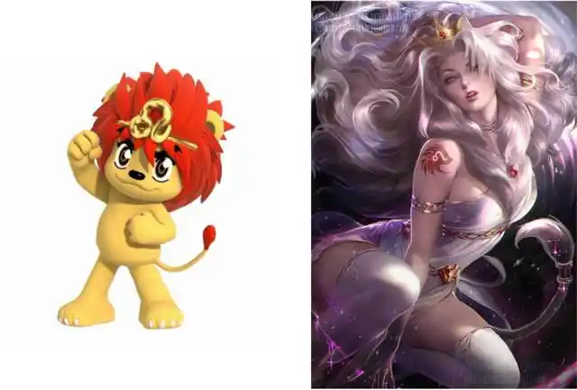 《快乐星猫》的十二星座战士改换成"拟人"风后,简直美感十足