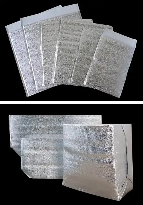 珍珠棉铝箔保温袋烧烤外卖包装袋冷藏保鲜隔热打包袋食品镀铝膜袋