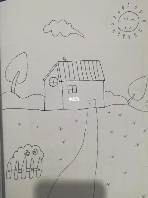 我的家乡简笔画 我的家乡简笔画图片大全简单又漂亮