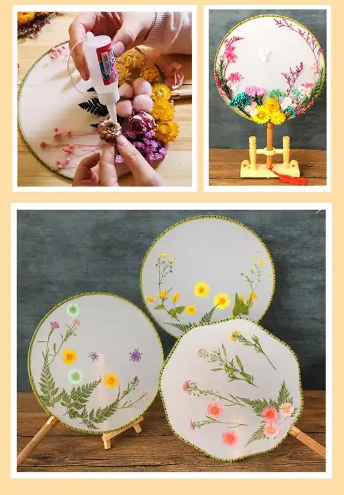 手工干花diy制作材料包母亲节贴画花束礼物礼品