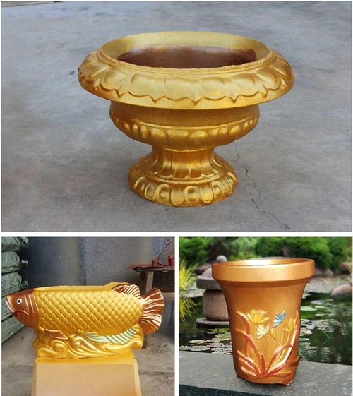 水泥模具大号长方形欧式圆形水泥花盆模具庭院园艺盆景大中小号塑料磨