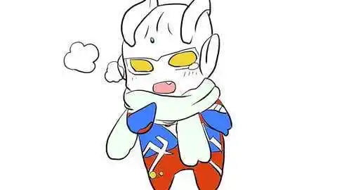 小林简笔画 q版赛罗奥特曼儿童简笔画