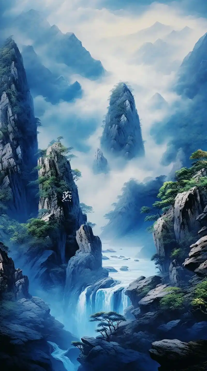 山中清风#治愈系风景 #意境 #国风古韵 #人间仙境美如画  - 抖音