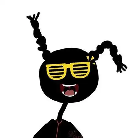 小黑人头像搞笑头像动漫