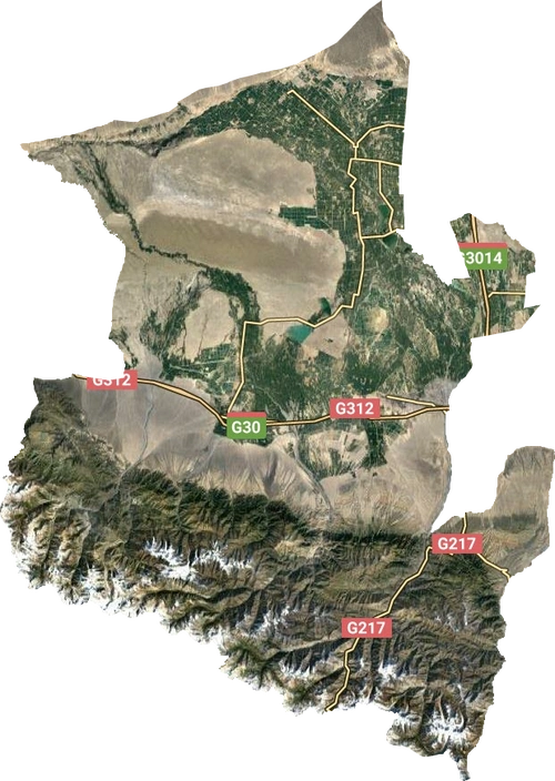 乌苏市高清卫星地图