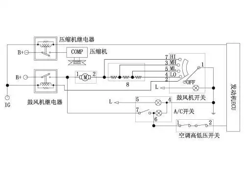 外机线路图,格力2p空调线路图图片;_接线图分享