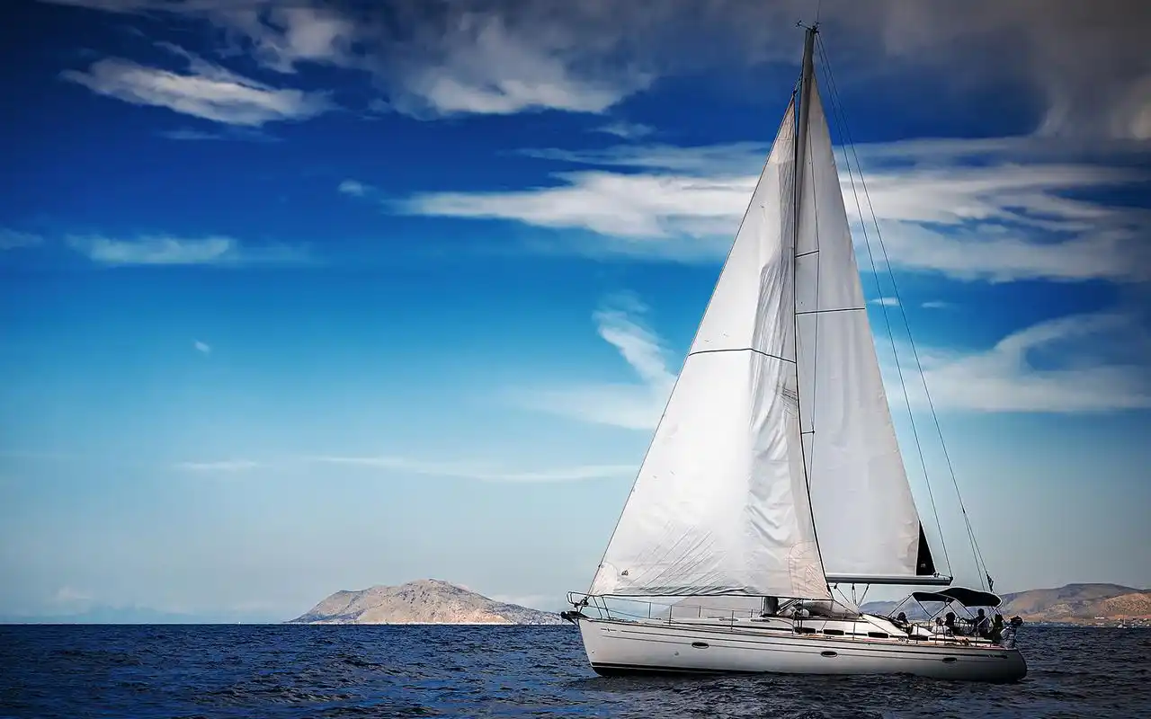 杨帆远航的帆船高清图片桌面壁纸高清大图预览1920x1200_风景壁纸下载