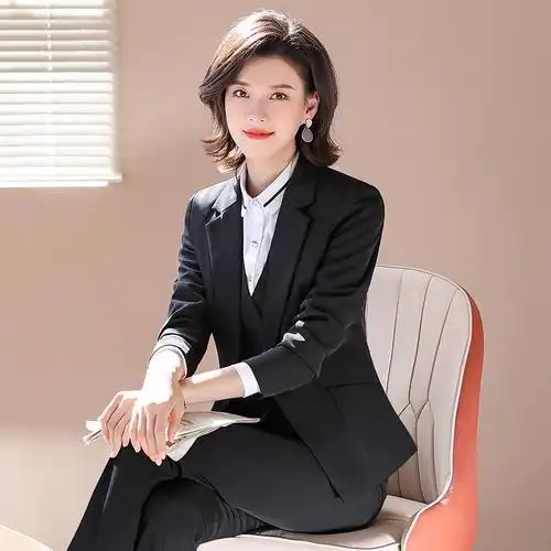 female/女先生职业女裤套装2021春季新款女士时尚气质通勤职业装女装