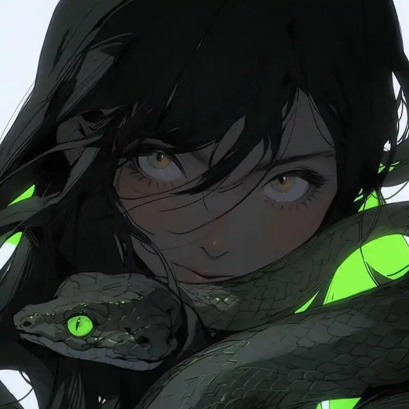 蛇蝎美人-第二期(超a头像) 《蛇系特辑》 这次构思为:蛇蝎美人,上一期