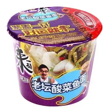统一来一桶老坛酸菜鱼面(桶装 116g)