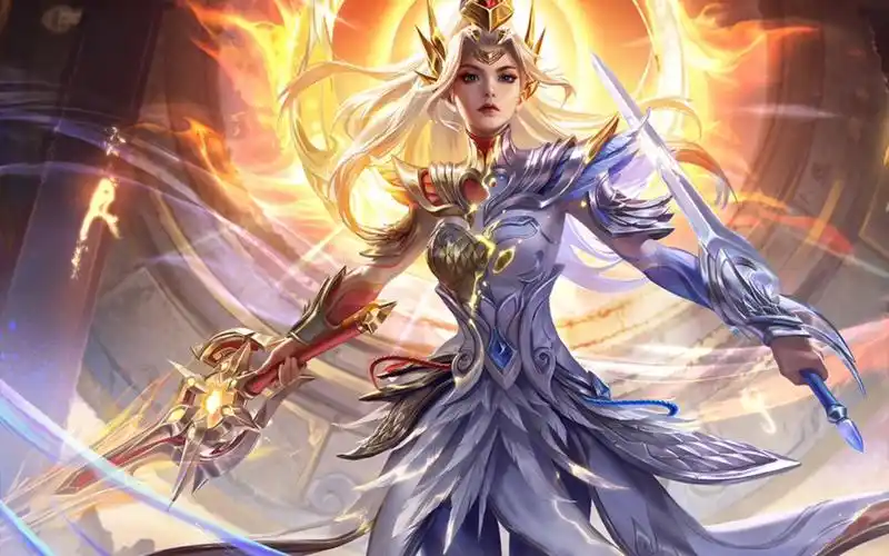 【王者】花木兰-九霄神辉-荣耀典藏皮肤