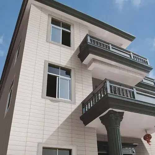 农村别墅外墙瓷砖200x400仿大理石乡村仿古砖家用自建房室外户外