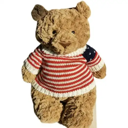 巴塞罗那熊衣服胖胖熊泰迪熊bartholomew小熊替换换洗毛衣圣诞帽