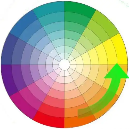 图5:色谱逆时针方向