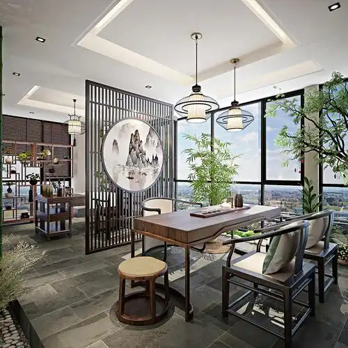 清心,静心的中式办公室