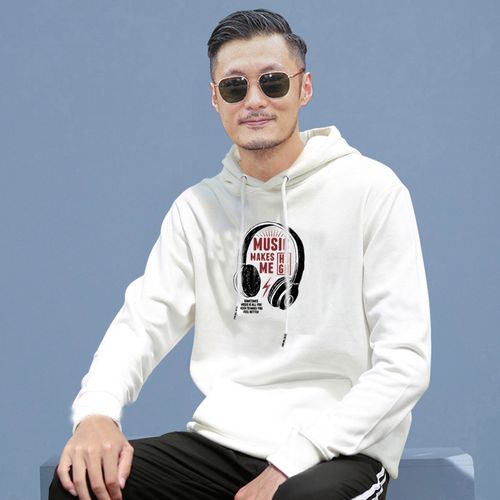 香港it潮牌余文乐同款秋冬连帽加绒卫衣男青少年宽松大码学生外套