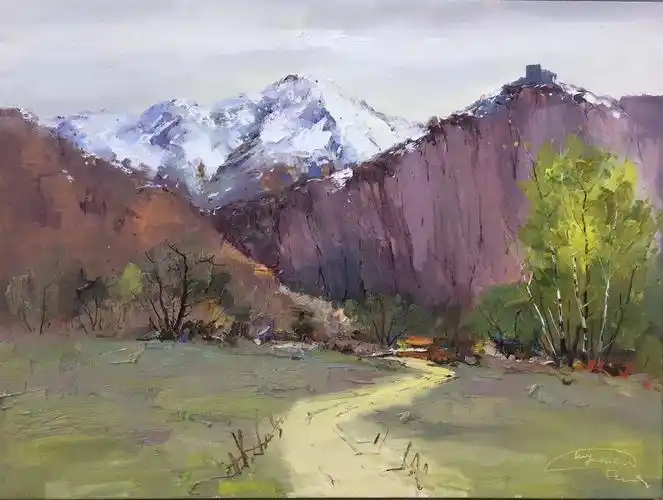 2019鲅鱼圈老年大学油画班走进绥中王家店写生纪实