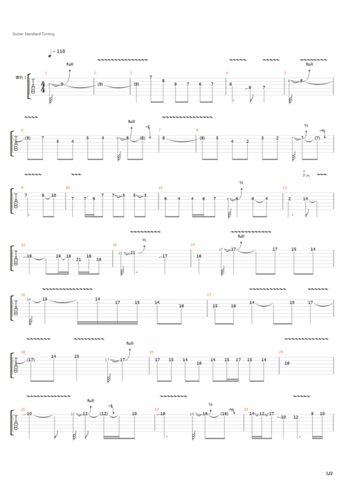 地狱训练第七册 - g弦上的咏叹调(g線上のアリア)吉他谱