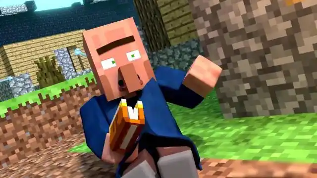 我的世界 :烦人的村民-黑暗君主null的现身!