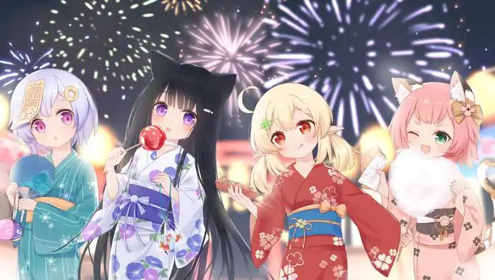 夏日祭猫耳娘看板娘