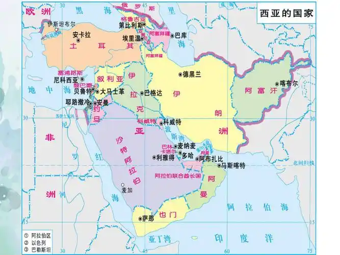 推荐晋教版七年级地理下册课件92西亚世界的石油宝库共82张ppt