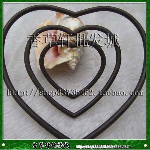 5cm 17 cm 塑料心形胶圈 6925