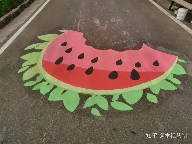 本视墙绘  |  地面彩绘,发现,乡村之美