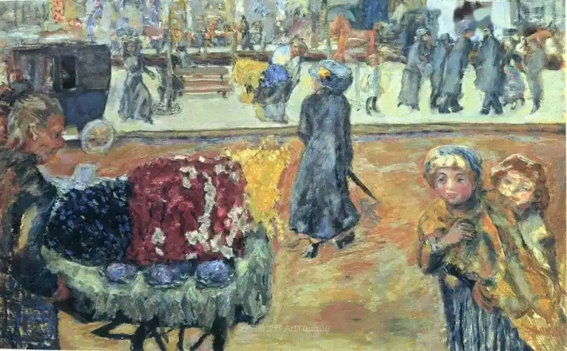 以色彩而闻名法国著名画家皮埃尔博纳尔油画作品欣赏