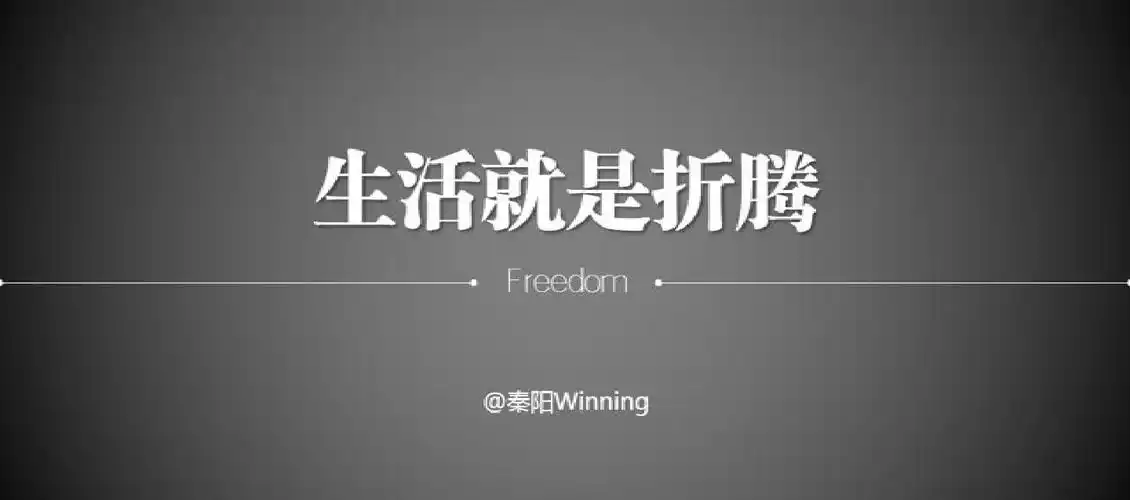 生活就是折腾 图片版ppt