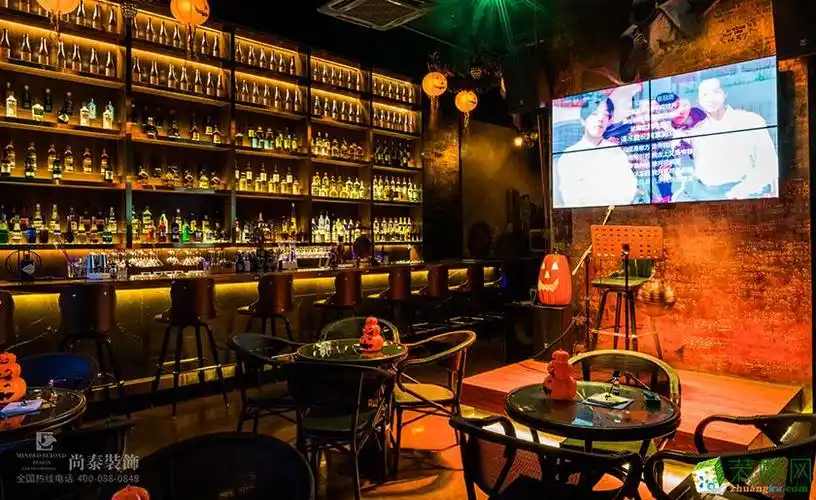 150平米现代风格清吧酒吧装修设计实景图