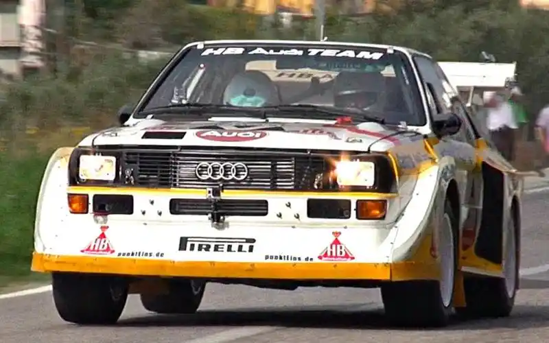 b组致敬经典复刻一辆1985奥迪quattros1e2